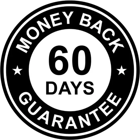 60 Day Money Back Guarantee Badge